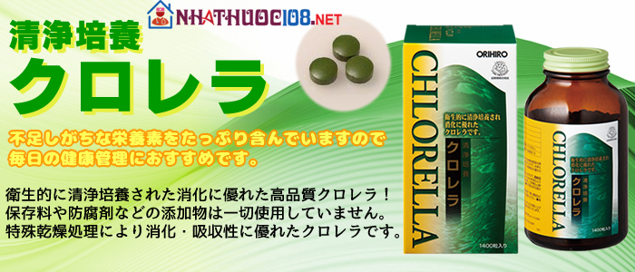 cách dùng orihiro clean culture chlorella