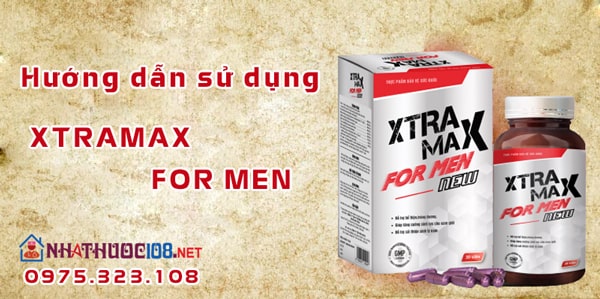 Hướng dẫn sử dụng Xtramax For Men hiệu quả