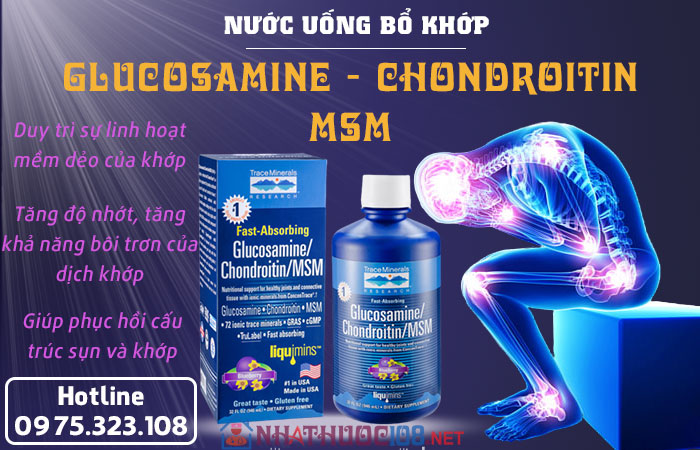 Nước uống bổ khớp Glucosamine - Chondroitin - MSM