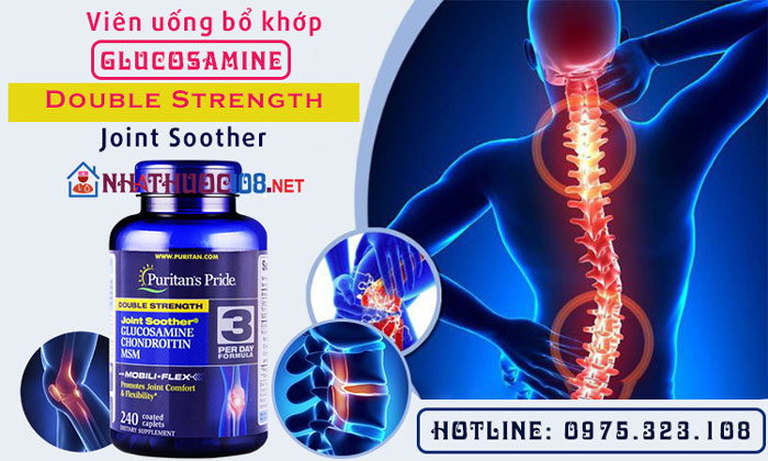Viên uống bổ khớp Glucosamine Double Strength Joint Soother