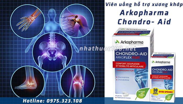 Viên uống hỗ trợ xương khớp Arkopharma Chondro- Aid