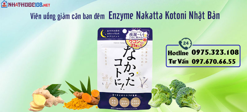 Enzyme Nakatta Kotoni  thành phần