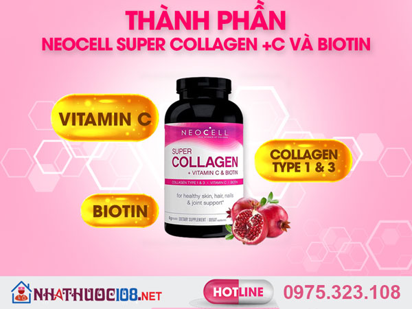 Viên uống Super Collagen + Vitamin C & Biotin