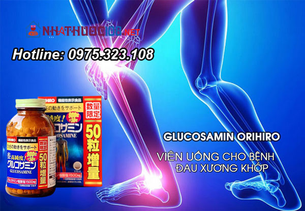 Viên uống bổ khớp Glucosamine Orihiro 1500mg