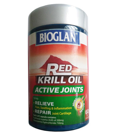 Viên uống bổ khớp Glucosamine Red Krill Oil