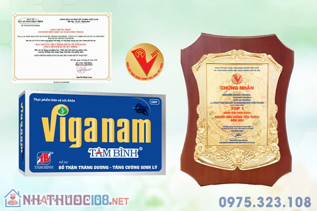 giải thưởng của Viganam Tâm Bình