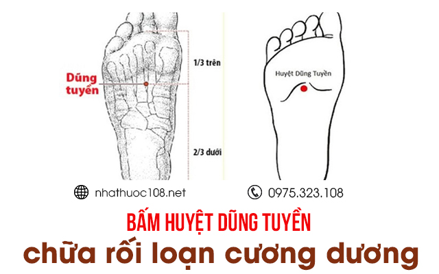 bấm huyệt chữa rối loạn cương dương