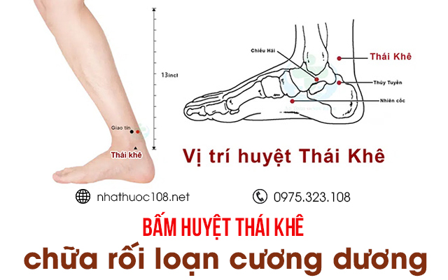 bấm huyệt chữa rối loạn cương dương