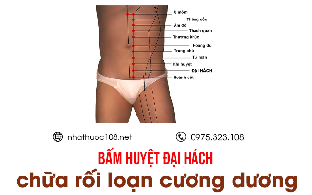 bấm huyệt chữa rối loạn cương dương