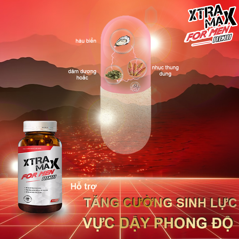 Xtramax For Men - Giải pháp thực sự cho vấn đề rối loạn cương