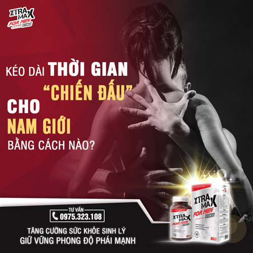 thuốc Xtramax For Men chữa vô sinh do xuất tinh sớm