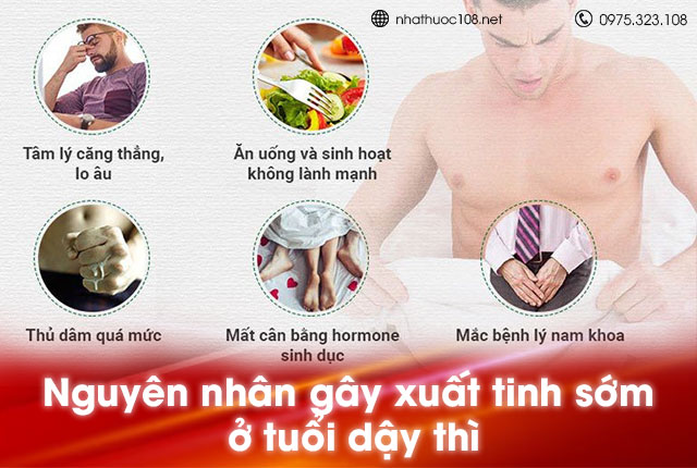 Nguyên nhân gây xuất tinh sớm ở tuổi dậy thì