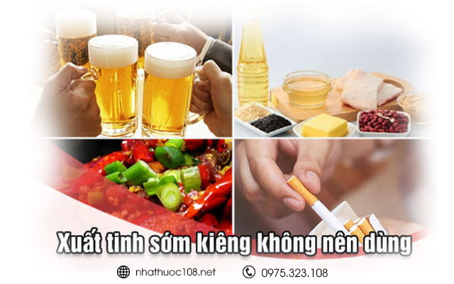 Xuất tinh sớm nên kiêng ăn gì?