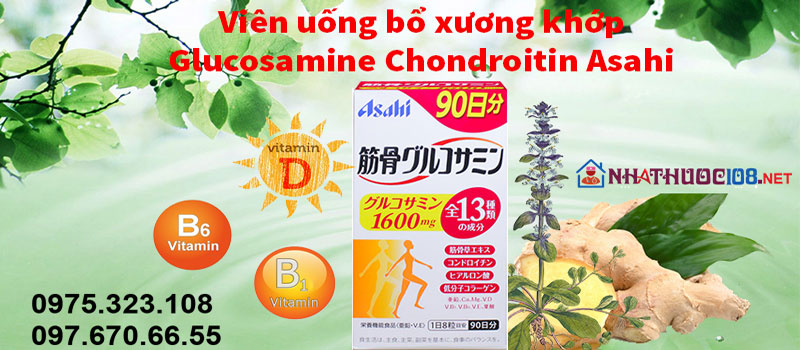 Glucosamine Chondroitin Asahi  thành phần