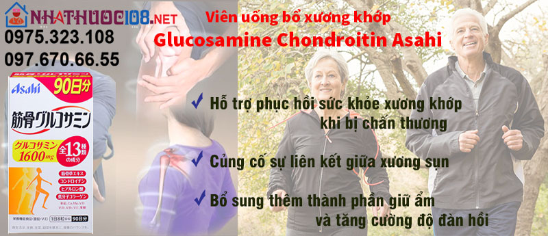 Glucosamine Chondroitin Asahi  công dụng