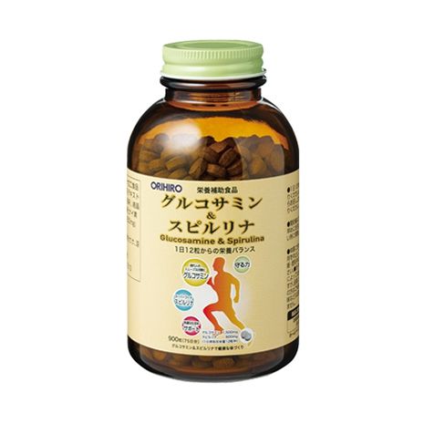 Viên uống bổ khớp Glucosamine & Spirulina Orihiro