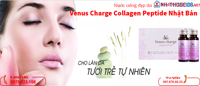Venus Charge Collagen Peptide giới tthiệu